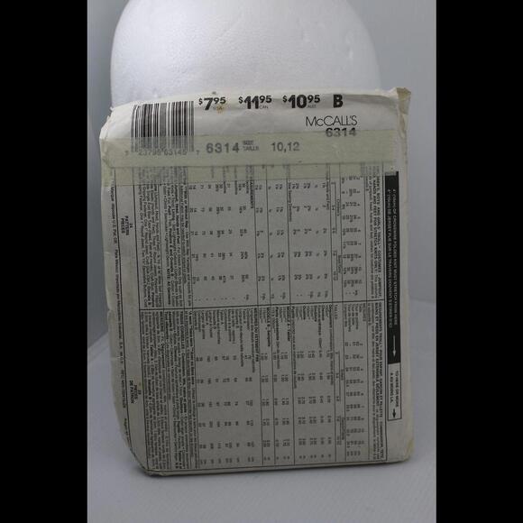 McCalls Sewing Pattern 6314 Halloween Trolls Costumes Size 7-8 CUT Year 1992 - Picture 4 of 4